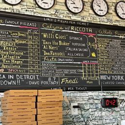 Menu wall Menu wall