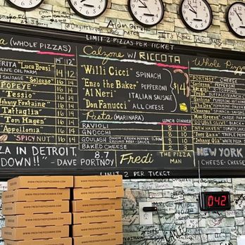 Fredi The PizzaMan - Menu wall - Italian Near Me - Melvindale, Michigan Fredi The PizzaMan - Menu wall - Italian Near Me - Melvindale, Michigan