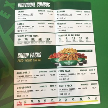 Wingstop - Menu - Chicken Wings Near Me - Clovis, California