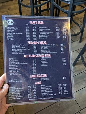Menu photo 1 The Pub Sports Bar Layton, UT Menu photo 1 The Pub Sports Bar Layton, UT