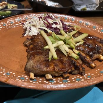 Doneraki - Katy - Rodeo ribs half rack served with coleslaw - Mexican Near Me - Katy, Texas