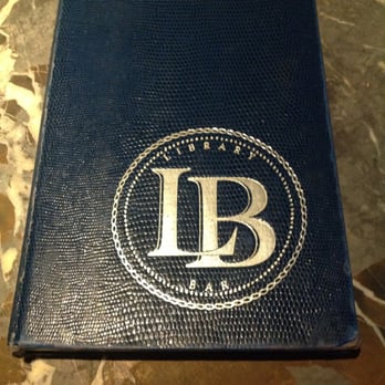 Library Bar - Photo taken 3/29/2015 - Library Bar logo on menu - New American Near Me - Los Angeles, California Library Bar - Photo taken 3/29/2015 - Library Bar logo on menu - New American Near Me - Los Angeles, California