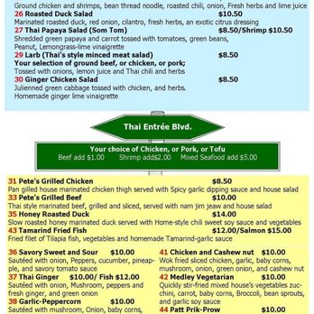 Pete's Thai On 5th - Menu - Thai Near Me - Sioux City, Iowa Pete's Thai On 5th - Menu - Thai Near Me - Sioux City, Iowa