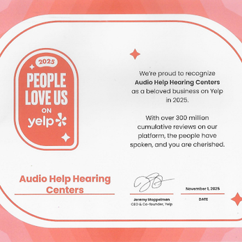 Audio Help Hearing Centers - Yelp award 2025! - Hearing Aid Providers Near Me - New York, New York Audio Help Hearing Centers - Yelp award 2025! - Hearing Aid Providers Near Me - New York, New York