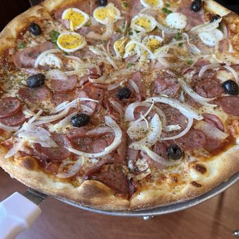 NY Pizza Patrol - Half calabresa, half Portuguesa - Pizza Near Me - Draper, Utah NY Pizza Patrol - Half calabresa, half Portuguesa - Pizza Near Me - Draper, Utah