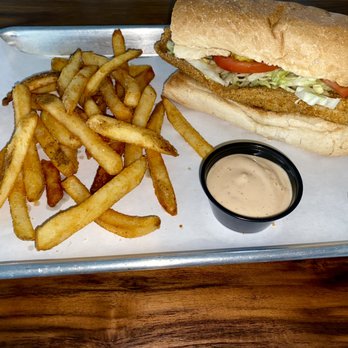 Spicy Boy's - Catfish Po' Boy and Cajun fries. - Cajun/Creole Near Me - Nashville, Tennessee