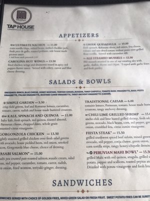 Menu photo 8 Murphy's Tap House Louisville, CO
