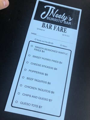 Menu photo 5 JNeely's Burrito Bar Belton, TX Menu photo 5 JNeely's Burrito Bar Belton, TX