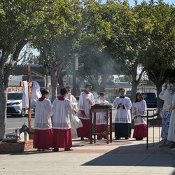 Prepping for Easter Vigil