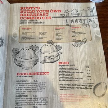Rusty Rooster Southern Breakfast  - Menu - Breakfast & Brunch Near Me - Mount Airy, North Carolina