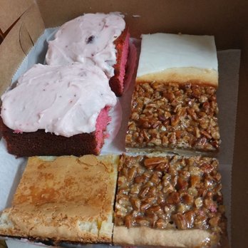 Bake My Day - Strawberry cake, lemon cake, lemon squares,and pecan pie deliciousness. - Bakeries Near Me - Mobile, Alabama
