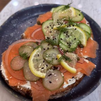 Republik Coffee - Salmon Cucumber Toast - Coffee & Tea Near Me - Monrovia, California Republik Coffee - Salmon Cucumber Toast - Coffee & Tea Near Me - Monrovia, California