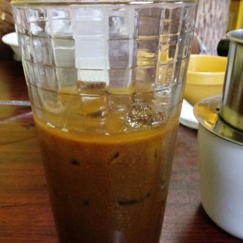 Pho VN 21 - This is before my first sip. Just over half a glass. - Vietnamese Near Me - Houston, Texas Pho VN 21 - This is before my first sip. Just over half a glass. - Vietnamese Near Me - Houston, Texas