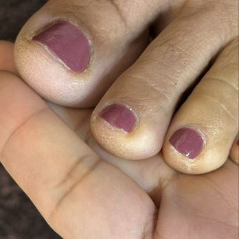 Betu Nails - My toes needed more done.  This was an hour after I left. - Nail Salons Near Me - Dover, Delaware