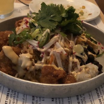 Bent Taco - A friend's general tao chicken burrito bowl - Mexican Near Me - Collingwood, Ontario Bent Taco - A friend's general tao chicken burrito bowl - Mexican Near Me - Collingwood, Ontario