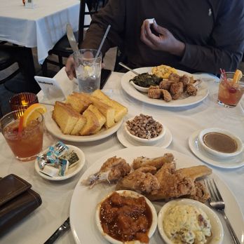 Kelsey's - Potato salad,  candied yams and a mocktail! - Soul Food Near Me - Atlantic City, New Jersey