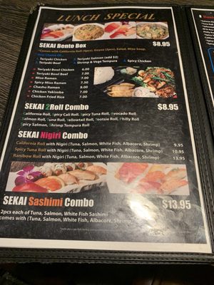 Menu photo 8 Sekai Sushi Mesa, AZ