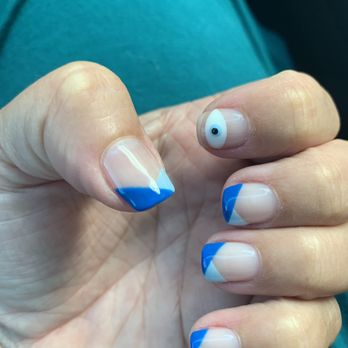 Stella Making Beauty - My gel manicure Amy did for my trip to Greece - Nail Salons Near Me - Burbank, California