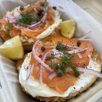 Piccolo Coffee - Lox bagel - Coffee & Tea Near Me - Brea, California