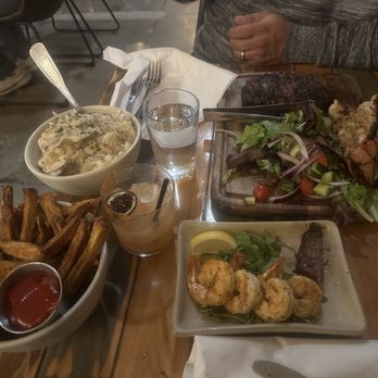 The Meat Cellar - Mash potatoes, waygu steak, lobster,fries, and shrimp - Meat Shops Near Me - Claremont, California
