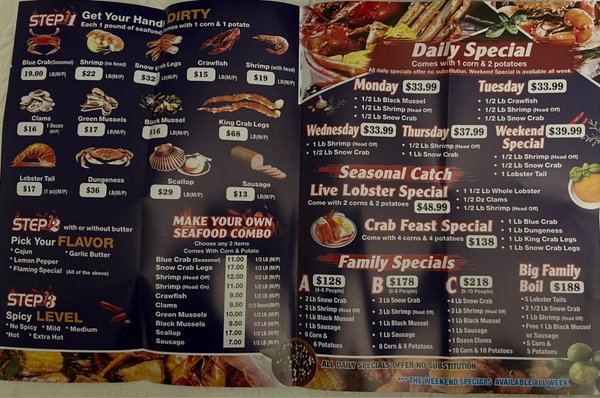 Menu photo 8 Flaming Crab Wilkes-Barre, PA