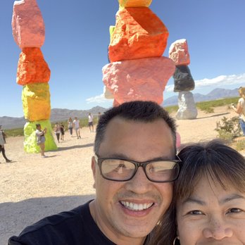 Seven Magic Mountains - 05.06.19 the exhibit was just a short ride from the Las Vegas strip... - Public Art Near Me - Las Vegas, Nevada Seven Magic Mountains - 05.06.19 the exhibit was just a short ride from the Las Vegas strip... - Public Art Near Me - Las Vegas, Nevada