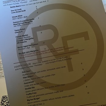 Roaring Fork - Happy Hour Menu - New American Near Me - Austin, Texas
