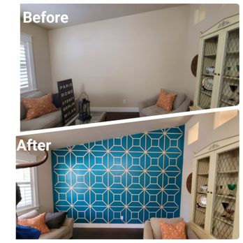 SLS Construction & Remodeling - Accent wall - Painters Near Me