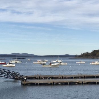 Bar Harbor Inn - View from dining room - Hotels Near Me - Bar Harbor, Maine Bar Harbor Inn - View from dining room - Hotels Near Me - Bar Harbor, Maine