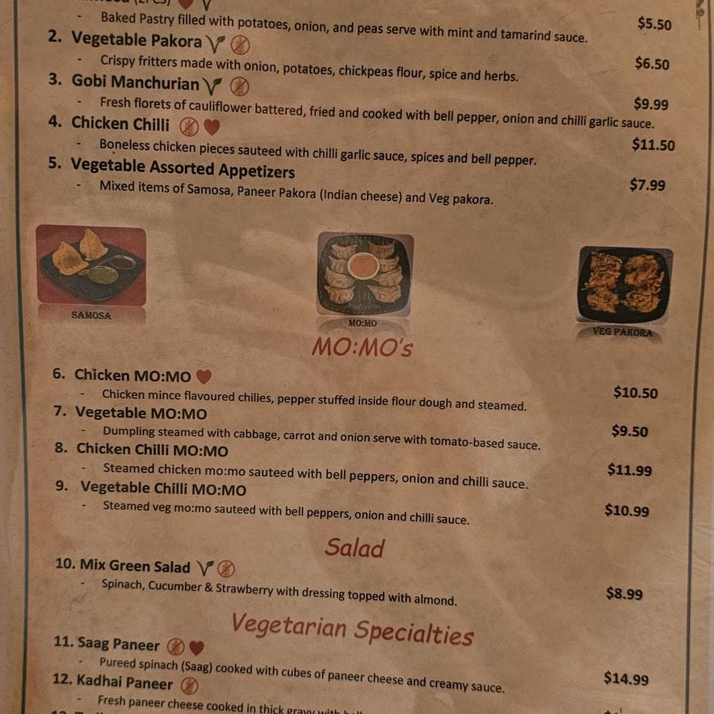 Cumin Restaurant - The menu as of 1/2026 - Indian Near Me - Santa Rosa, California Cumin Restaurant - The menu as of 1/2026 - Indian Near Me - Santa Rosa, California