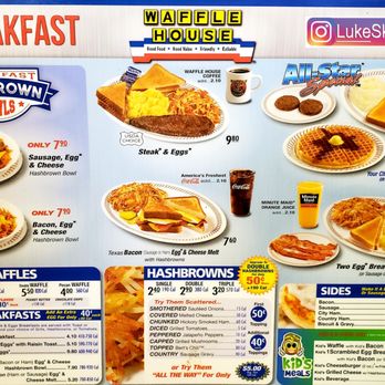Waffle House - Simple menu for the easy picking - Breakfast & Brunch Near Me - Scottsburg, Indiana Waffle House - Simple menu for the easy picking - Breakfast & Brunch Near Me - Scottsburg, Indiana