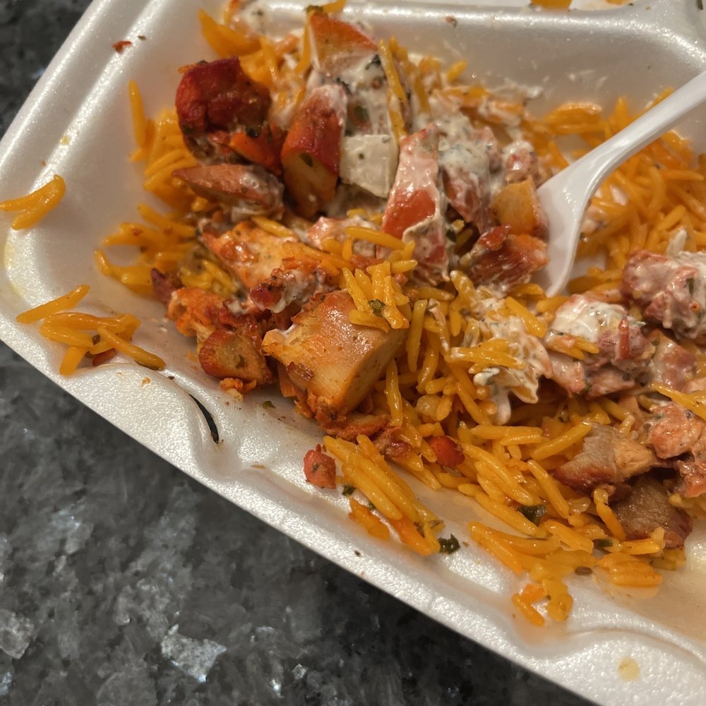 the meal in a styrofoam container the meal in a styrofoam container