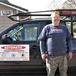 Automatic Garage Door Services - Troy with his work truck.