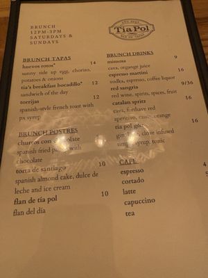 Menu photo 1 Tia Pol New York, NY Menu photo 1 Tia Pol New York, NY