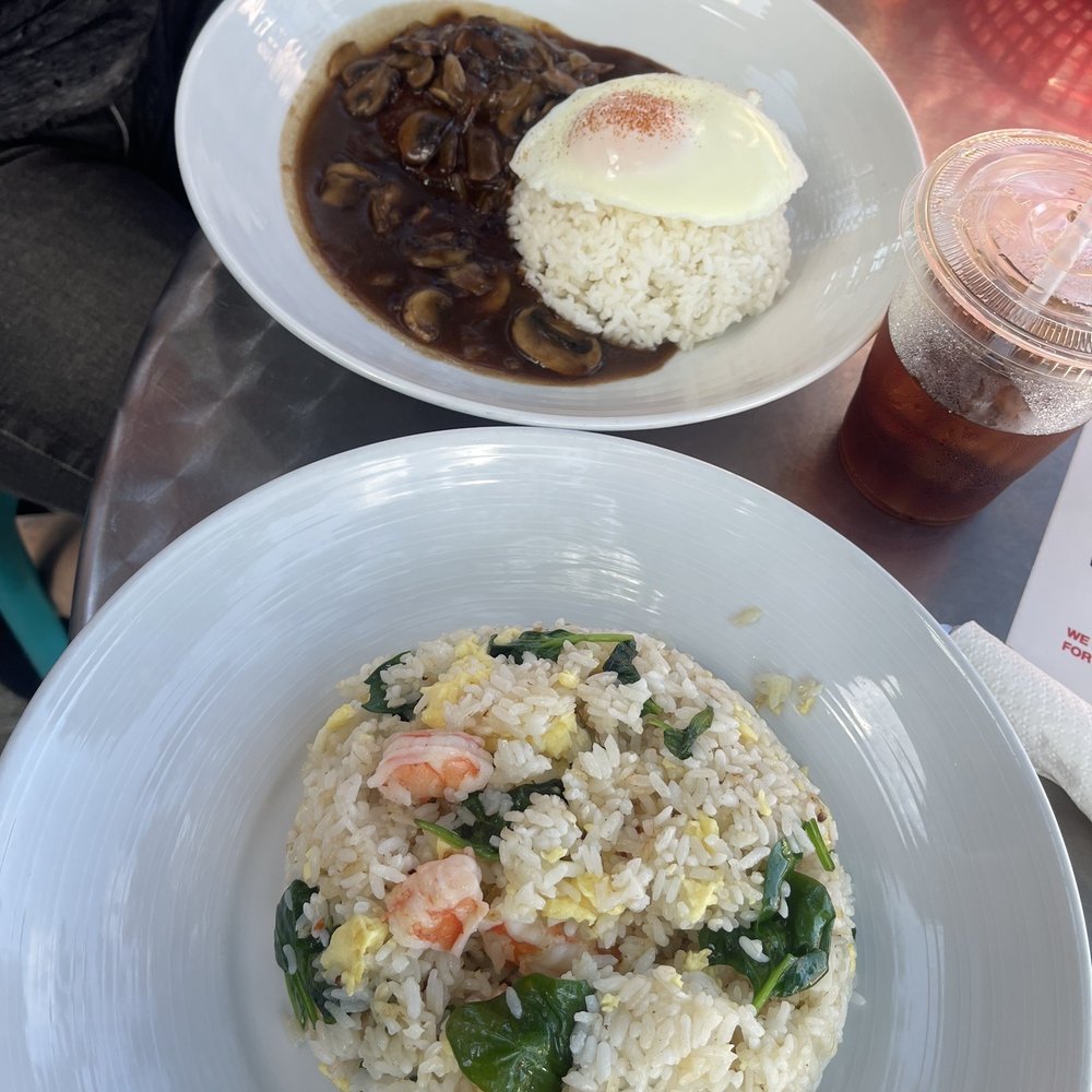 Bogart's Cafe - Loco moco and shrimp fried rice - Breakfast & Brunch Near Me - Honolulu, Hawaii Bogart's Cafe - Loco moco and shrimp fried rice - Breakfast & Brunch Near Me - Honolulu, Hawaii