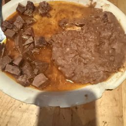 Lengua plate with double beans $15... SMH.. really Tipicos.. you could do better.. Lengua plate with double beans $15... SMH.. really Tipicos.. you could do better..