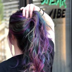 Shear Vibe Salon - Balayage Ombré Unicorn Hair
