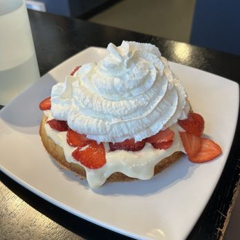 Black Coffee and Waffle Bar - Strawberry Cheesecake Waffle - Coffee & Tea Near Me - Saint Paul, Minnesota Black Coffee and Waffle Bar - Strawberry Cheesecake Waffle - Coffee & Tea Near Me - Saint Paul, Minnesota