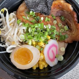 Sodooku Ramen (we ordered via DoorDash Delivery) without broth