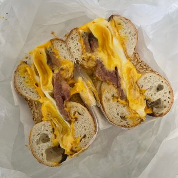 El Bagel - Pastrami egg and cheese - Bagels Near Me - Miami, Florida