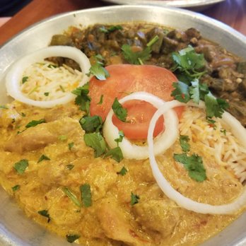Chapati - Chili chicken and okra - Indian Near Me - Indianapolis, Indiana