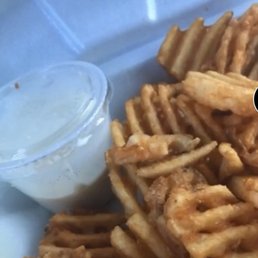 Waffle fries