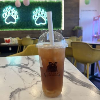 Daboba - lychee black tea - Bubble Tea Near Me - Houston, Texas