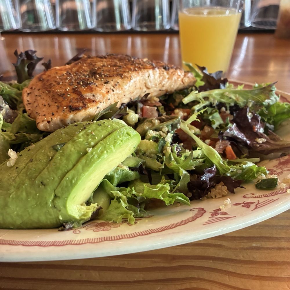 Midwood Smokehouse - Salmon salad and $5 mimosa - Barbeque Near Me - Columbia, South Carolina Midwood Smokehouse - Salmon salad and $5 mimosa - Barbeque Near Me - Columbia, South Carolina