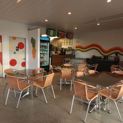 Wally's Weenie Wagon - Inside dining room of our new location.