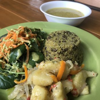 En Gratitud - Ohh! I forgot the green plantain creme on the back! - Vegetarian Near Me - Utuado, Puerto Rico