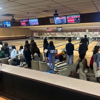 Linbrook Bowl - Half of our group - Bowling Near Me - Anaheim, California Linbrook Bowl - Half of our group - Bowling Near Me - Anaheim, California