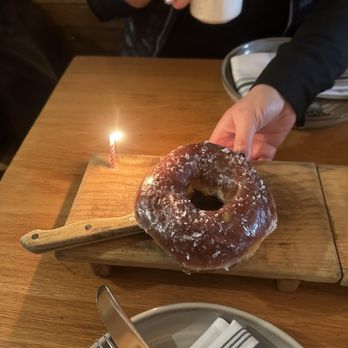 Avec - Chicago - Doughnut- sea salt glaze - Mediterranean Near Me - Chicago, Illinois