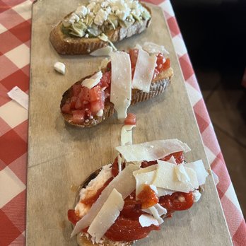 Grimaldi's Pizzeria - Bruschetta trio (one of each) - Pizza Near Me - Overland Park, Kansas