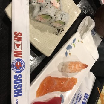 Show Sushi - California roll and assorted sushi - Sushi Bars Near Me - San Dimas, California